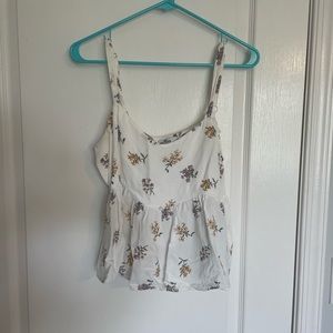 Hollister  floral tank top